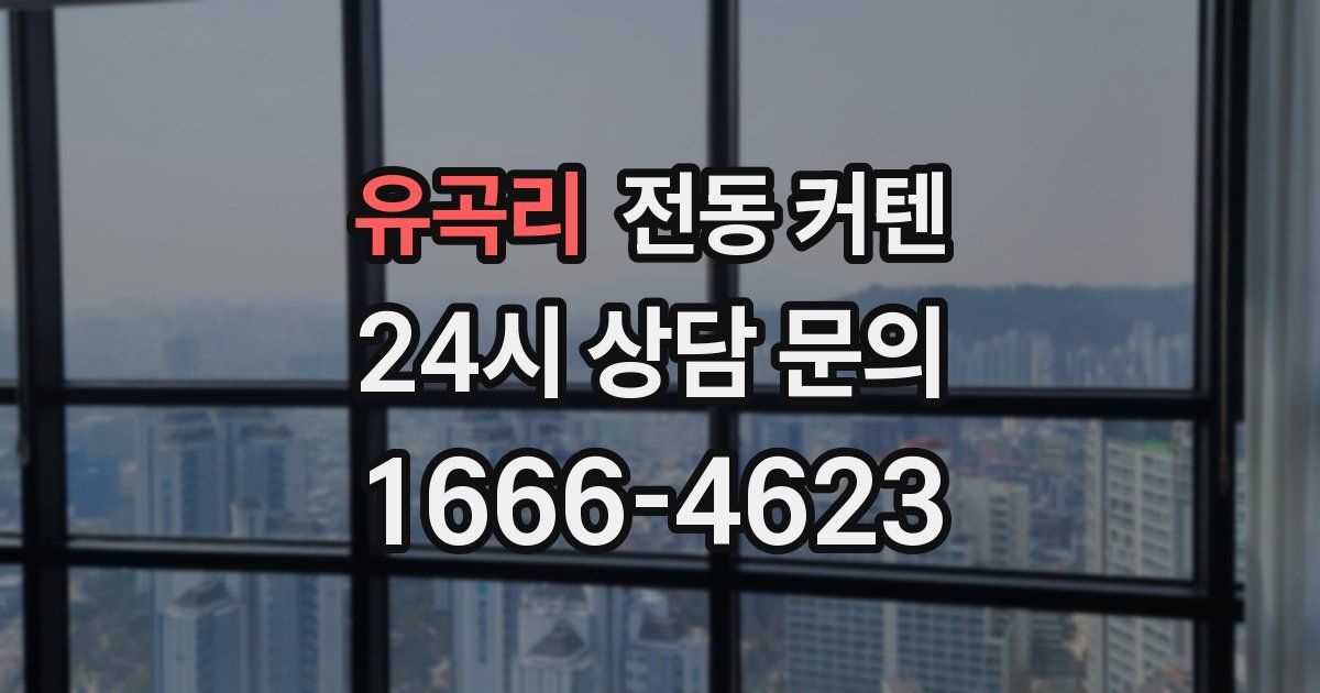 유곡리 전동 커텐