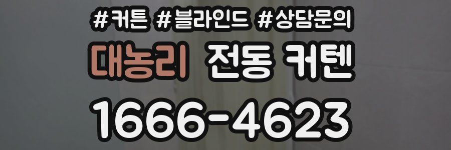 대농리 전동 커텐