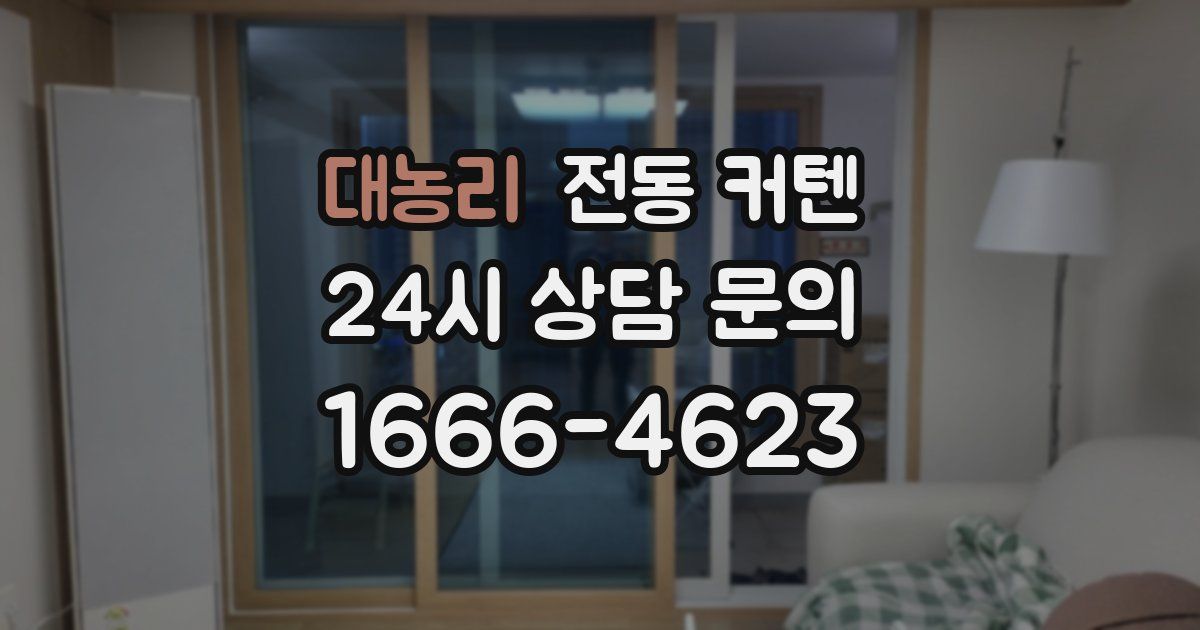 대농리 전동 커텐