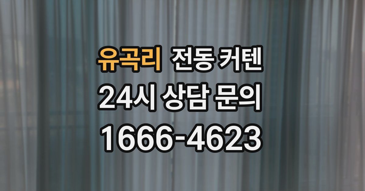 유곡리 전동 커텐