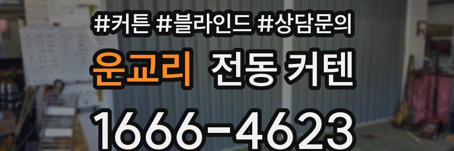 운교리 전동 커텐