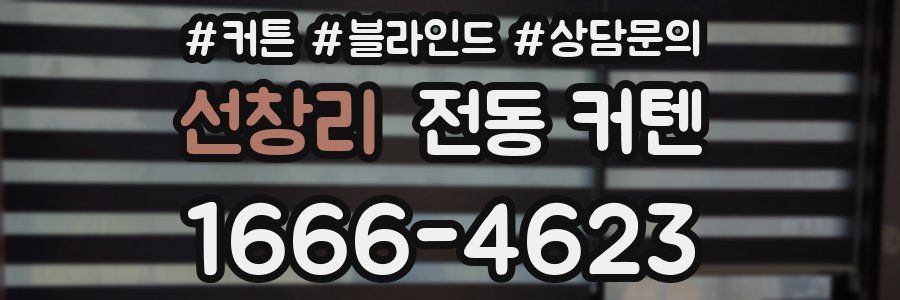 선창리 전동 커텐