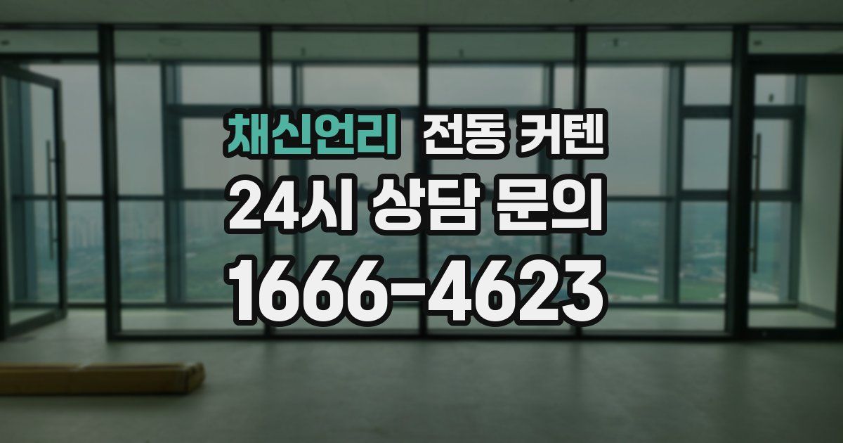 채신언리 전동 커텐