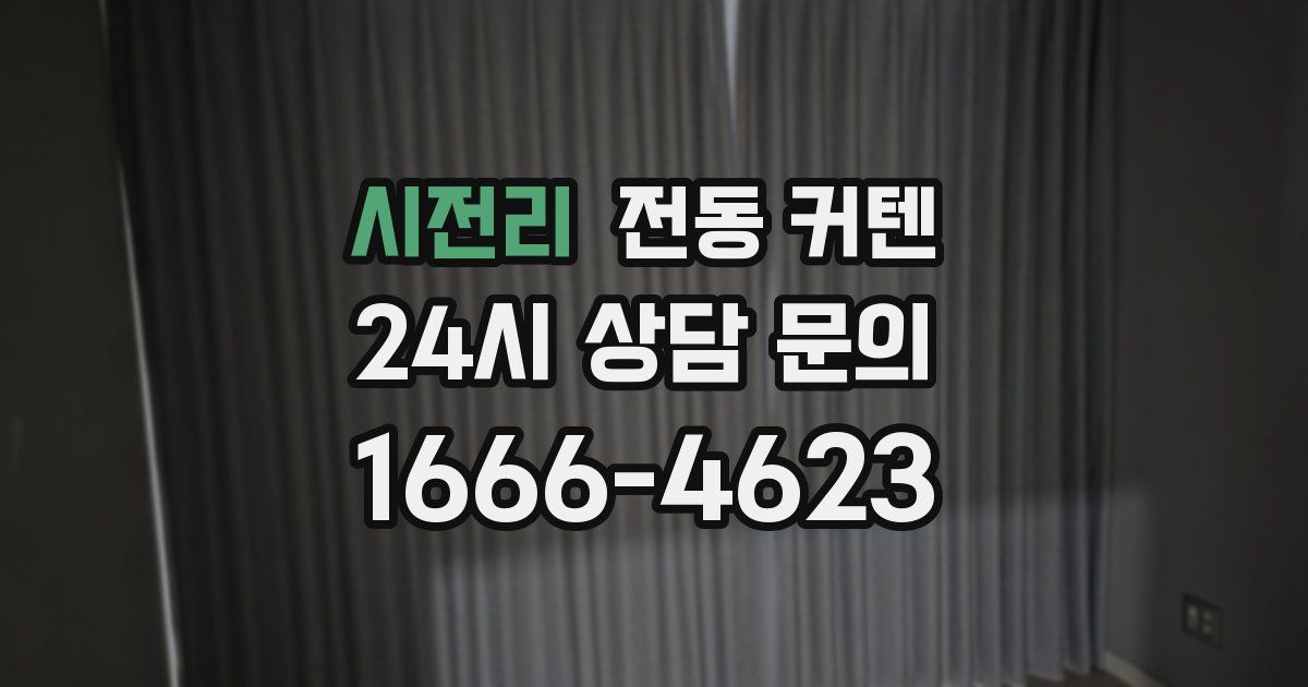 시전리 전동 커텐