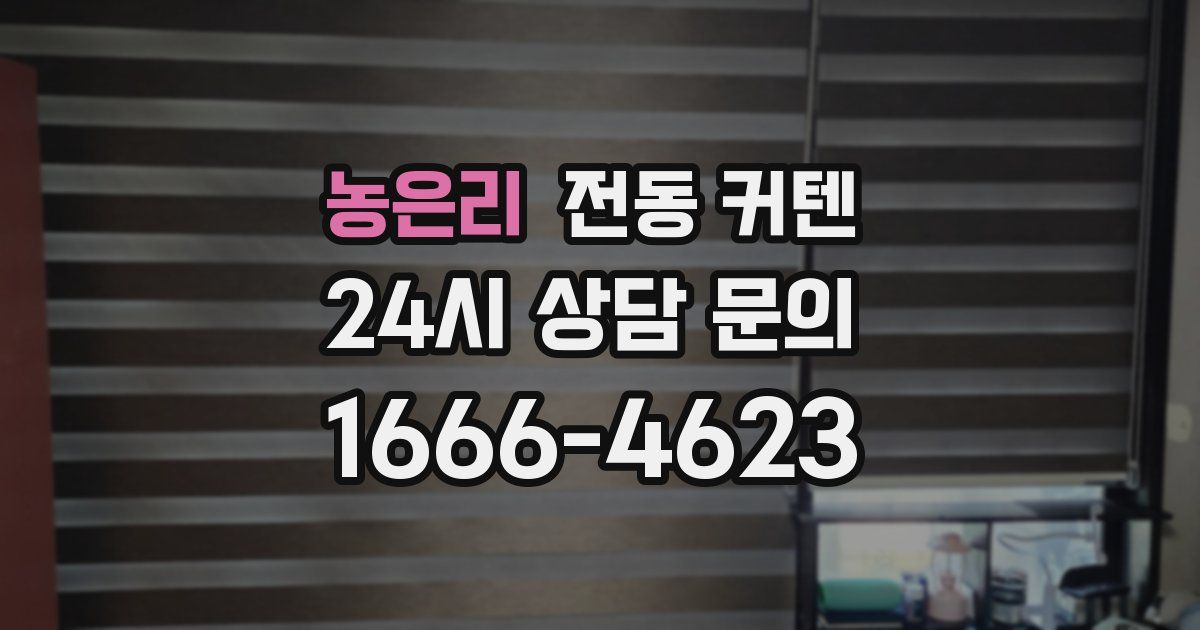 농은리 전동 커텐
