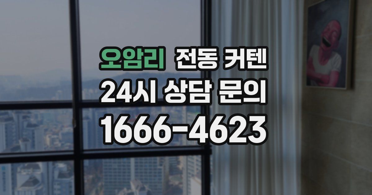 오암리 전동 커텐