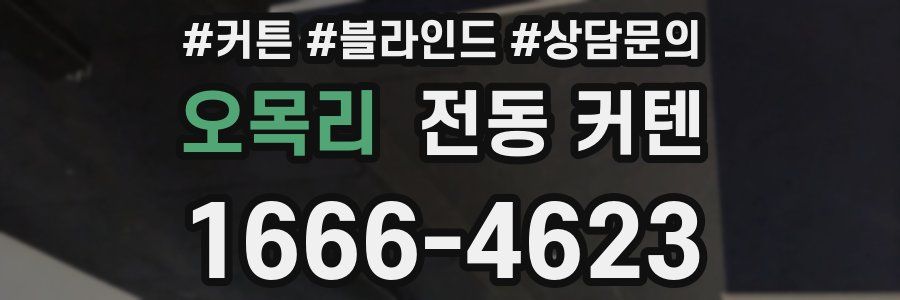 오목리 전동 커텐