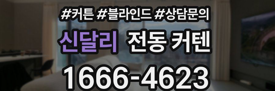 신달리 전동 커텐