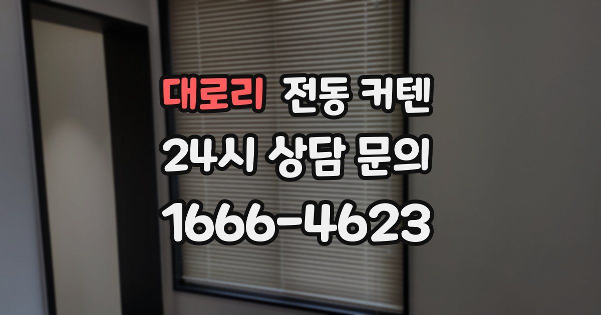 대로리 전동 커텐