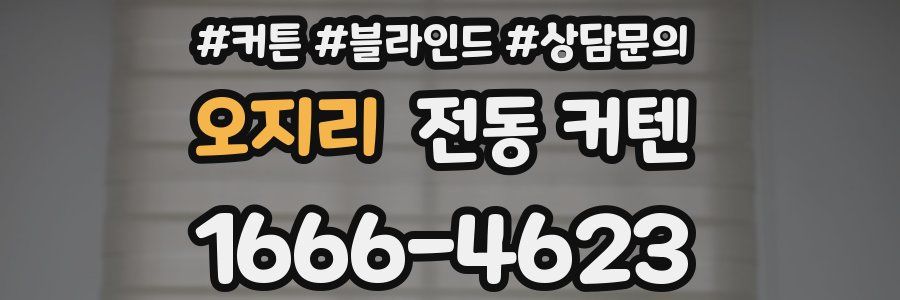 오지리 전동 커텐