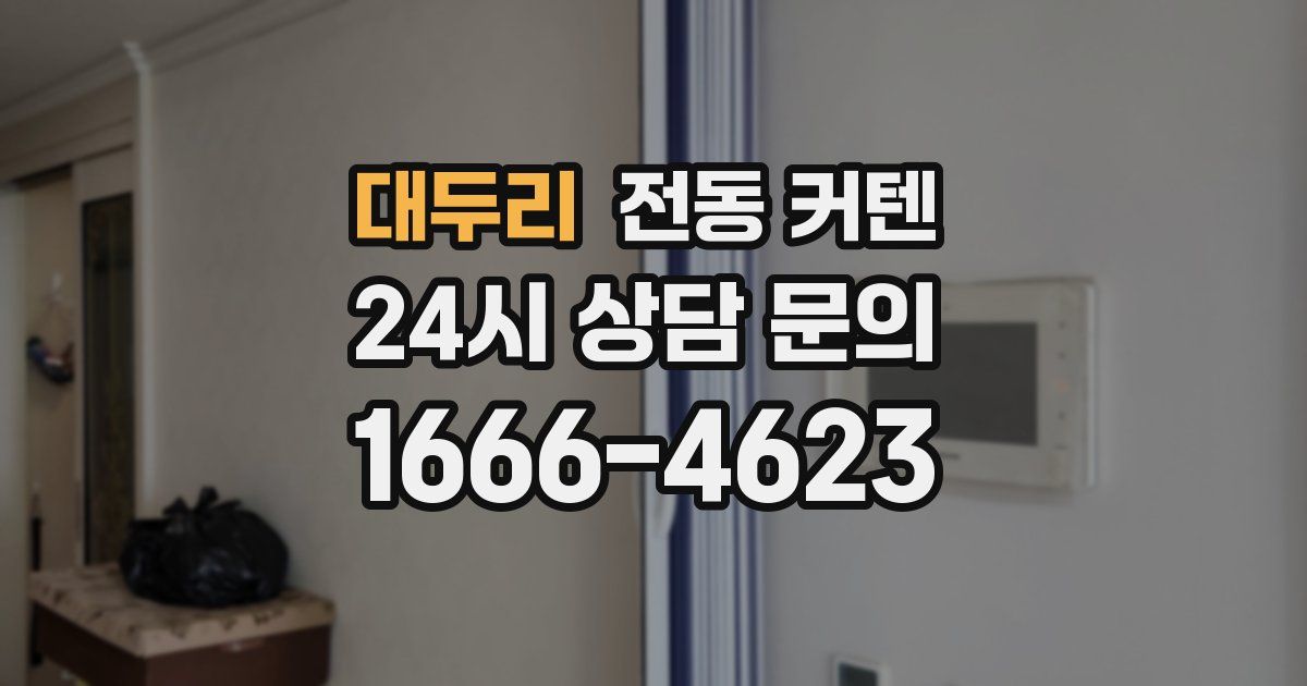대두리 전동 커텐