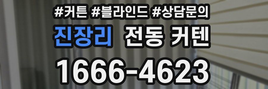 진장리 전동 커텐