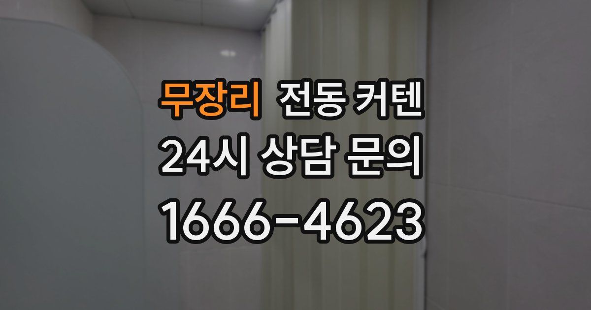 무장리 전동 커텐