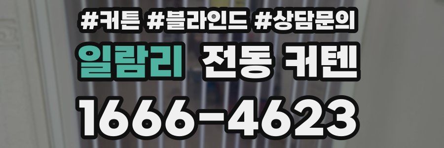 일람리 전동 커텐