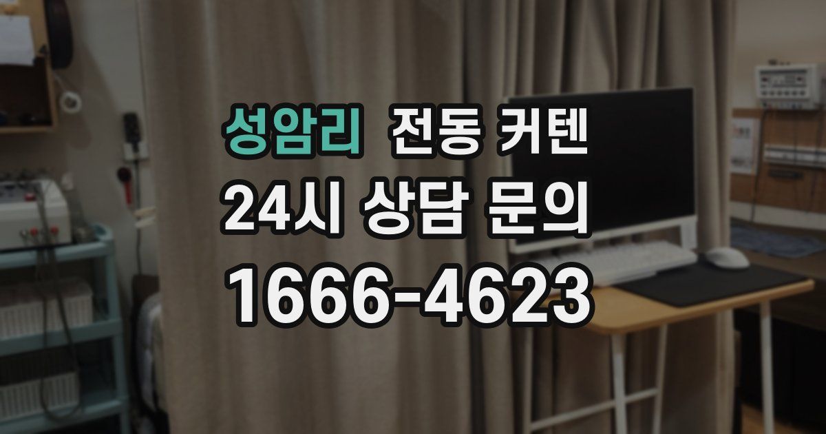 성암리 전동 커텐