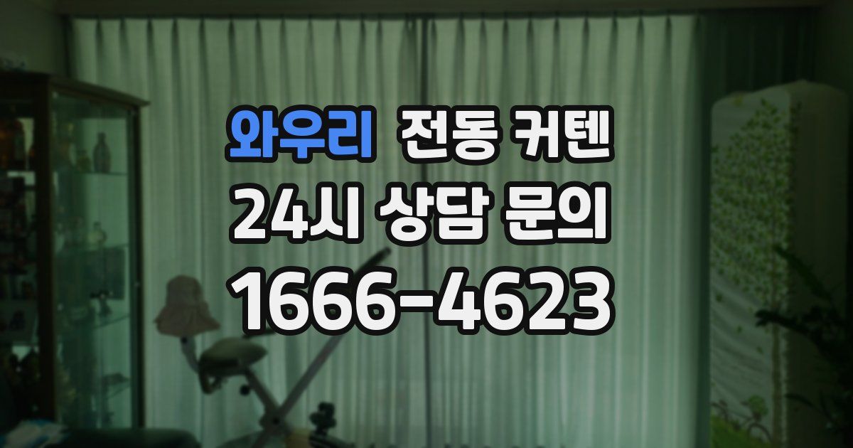 와우리 전동 커텐