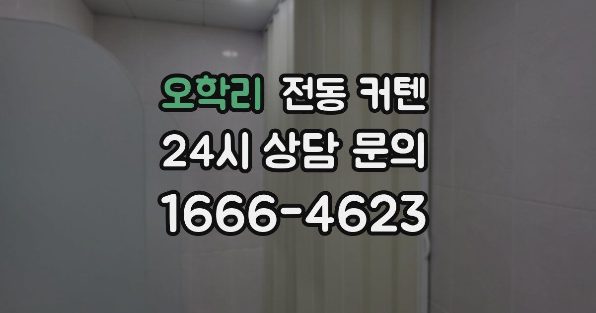 오학리 전동 커텐