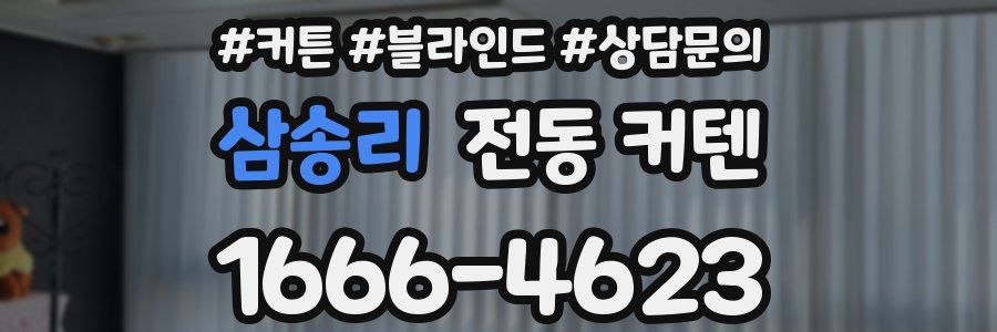 삼송리 전동 커텐