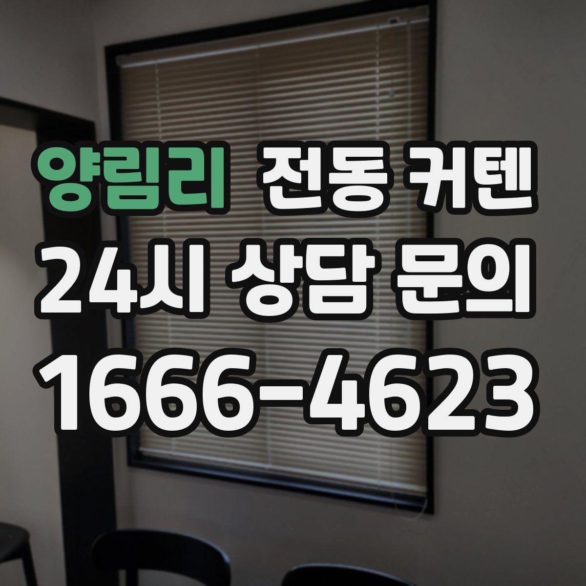 양림리 전동 커텐