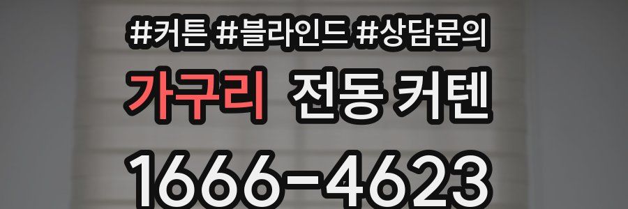 가구리 전동 커텐