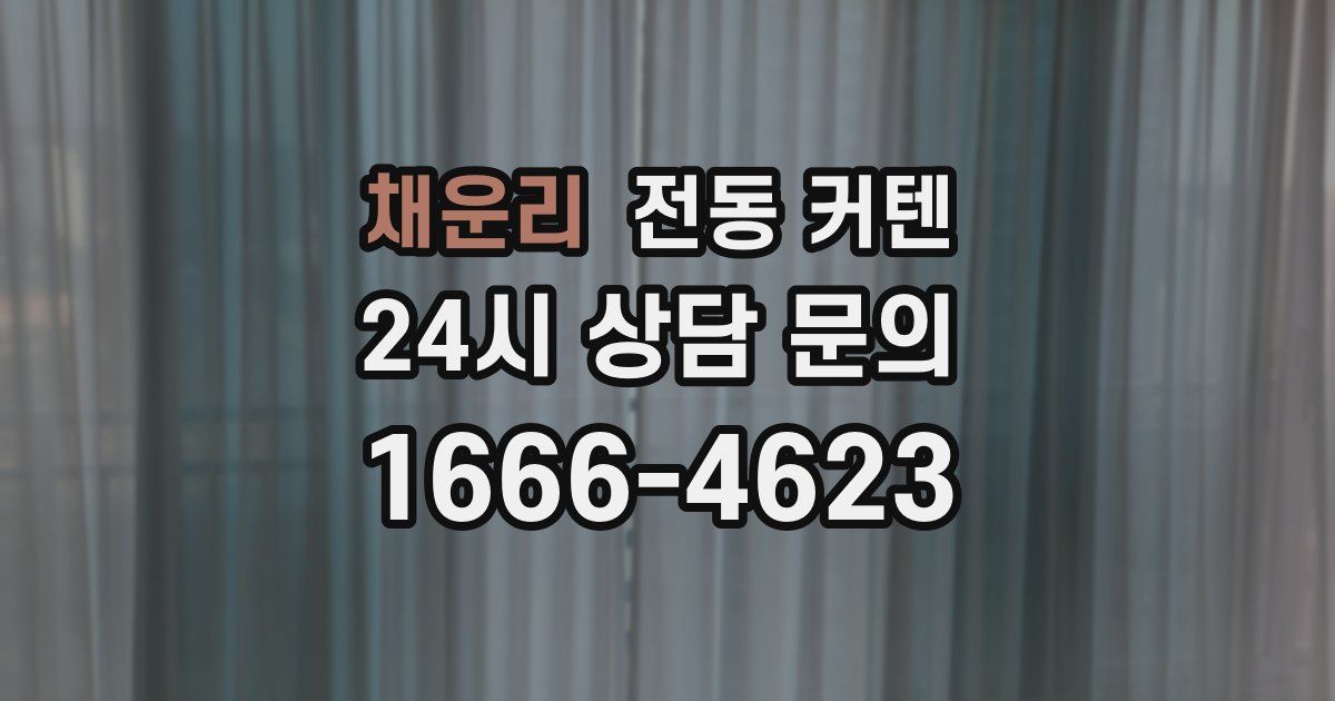 채운리 전동 커텐