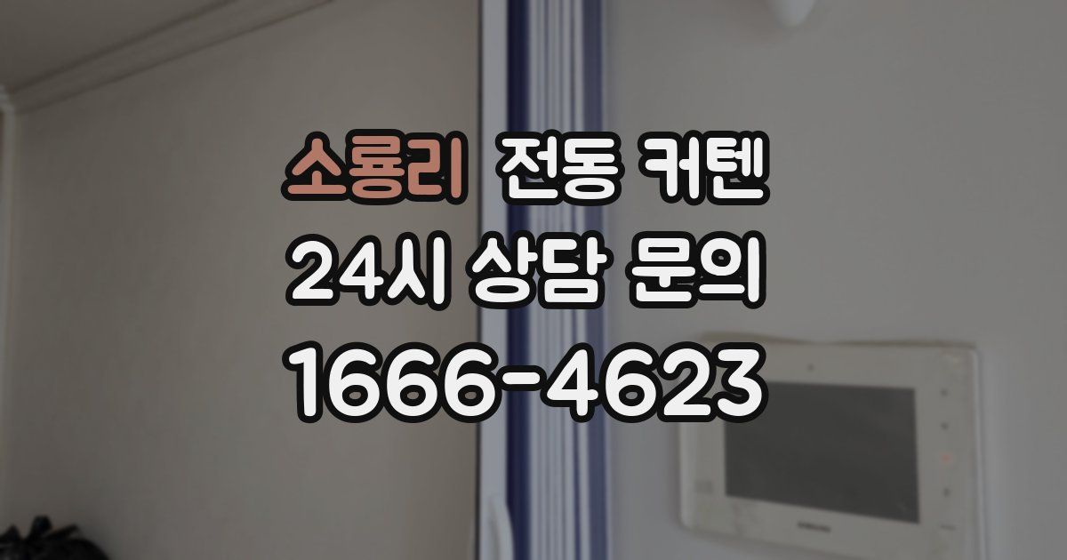 소룡리 전동 커텐