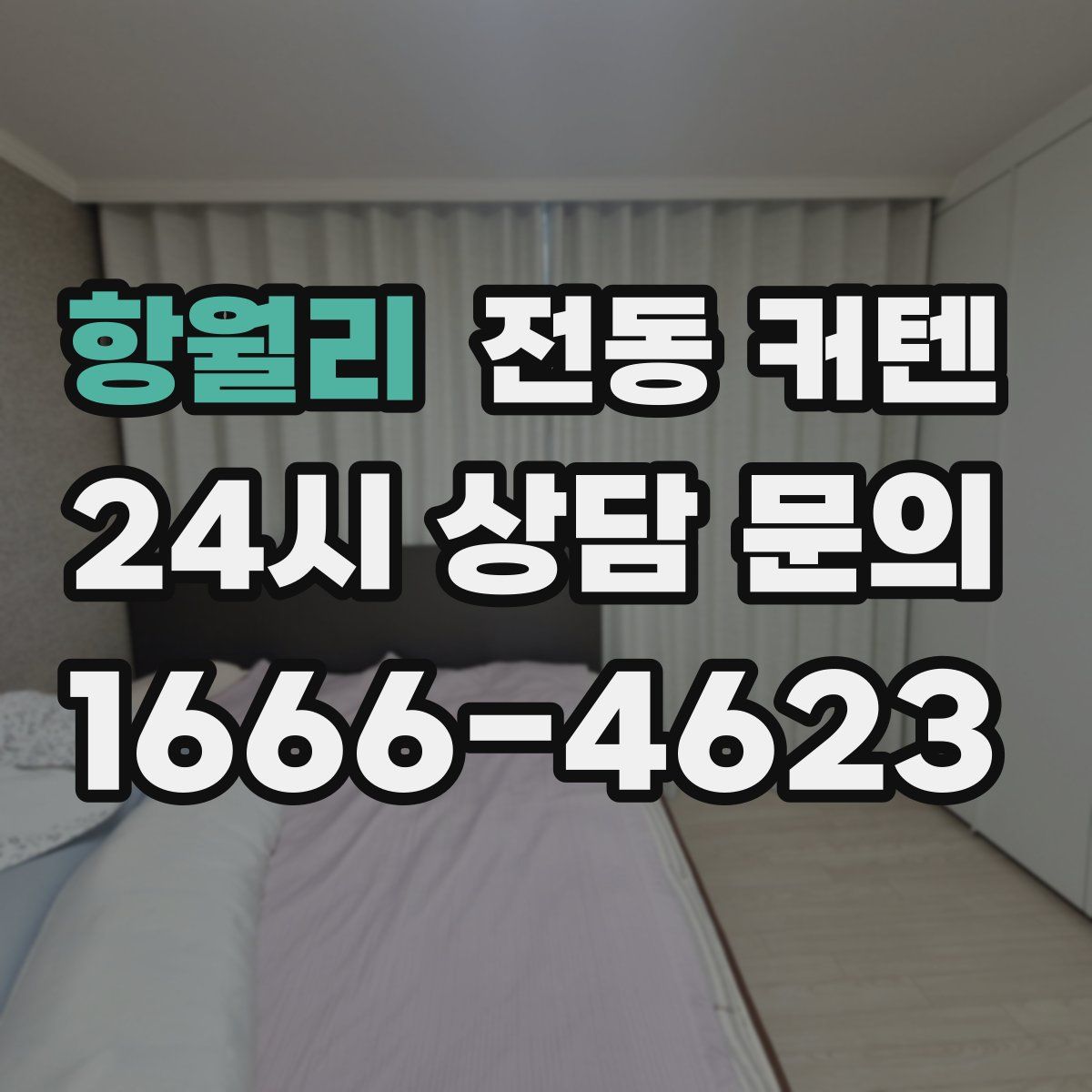 항월리 전동 커텐