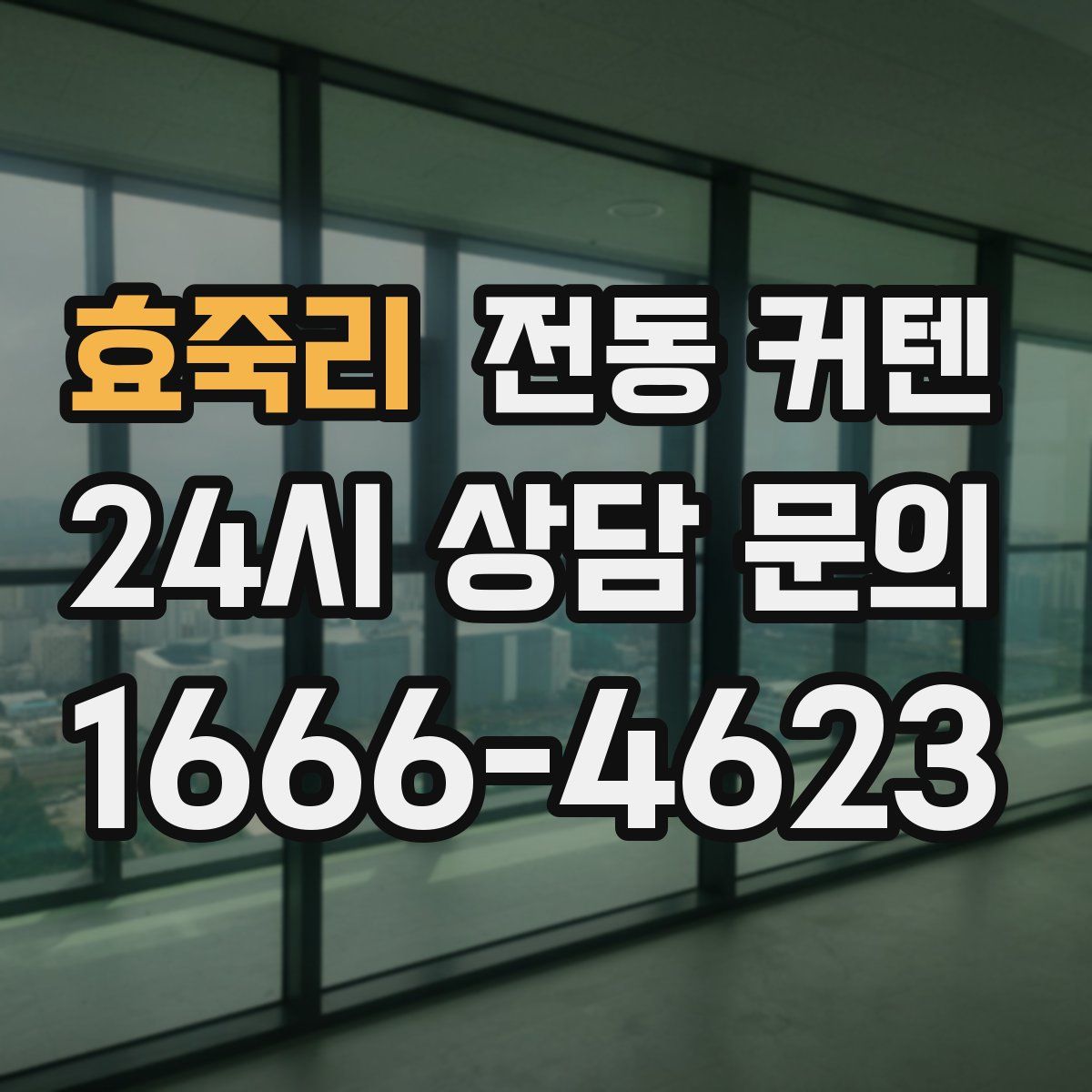 효죽리 전동 커텐