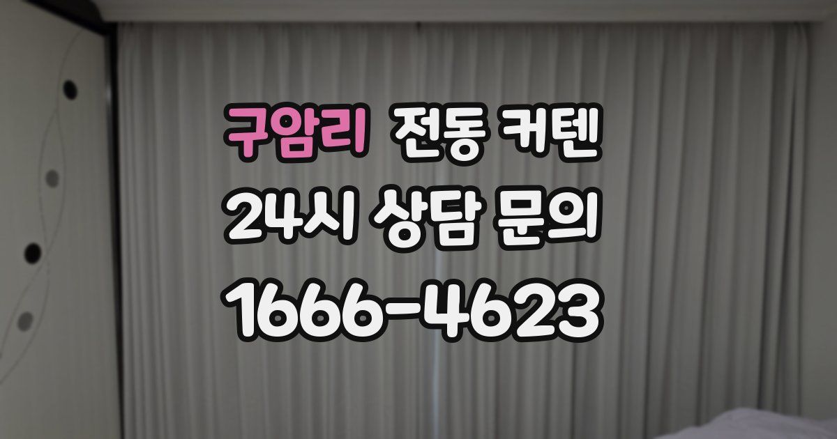 구암리 전동 커텐