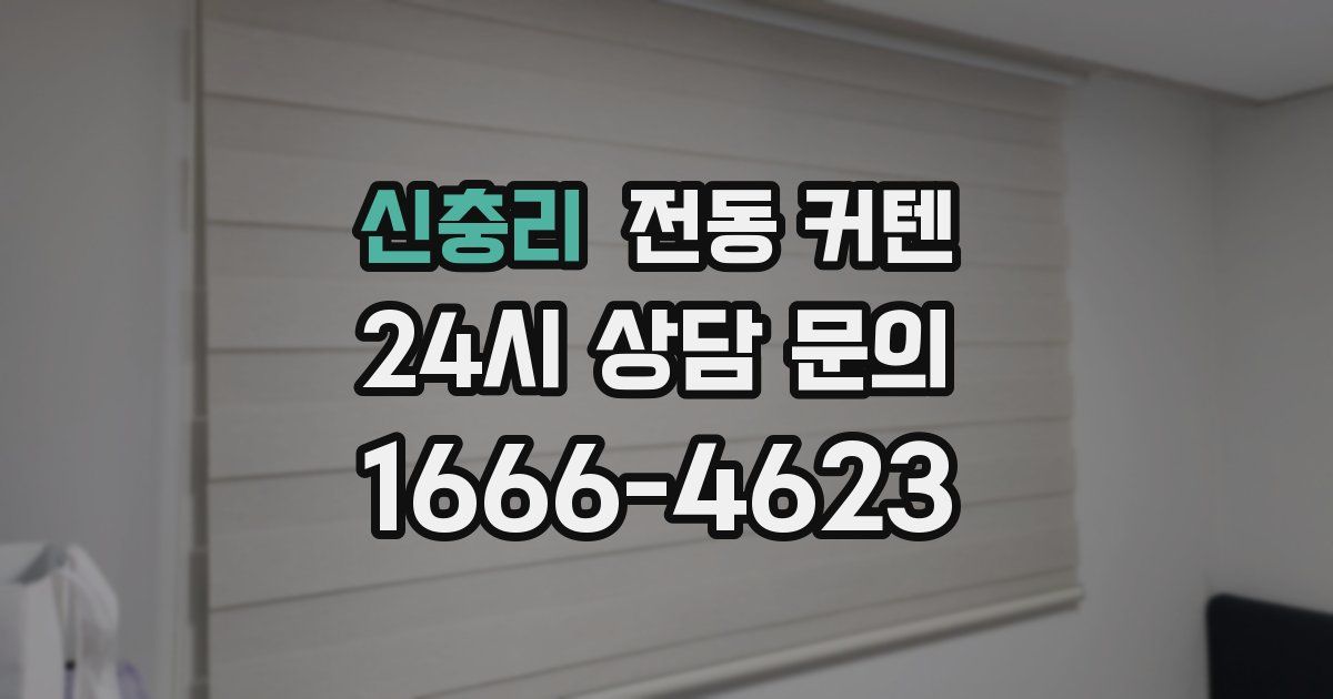 신충리 전동 커텐