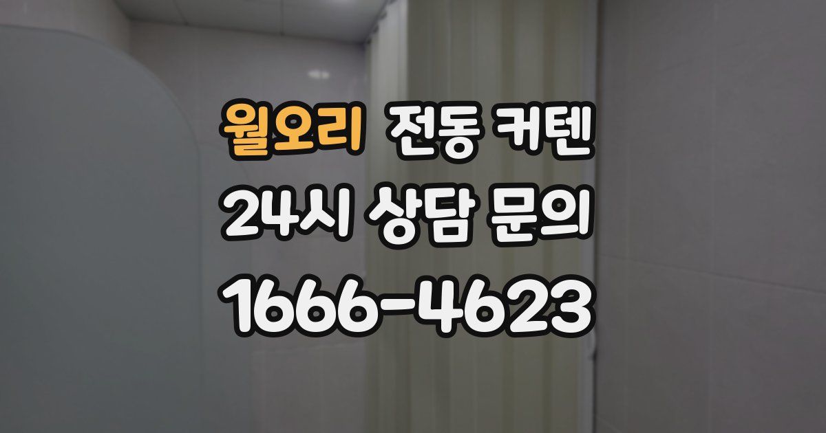 월오리 전동 커텐