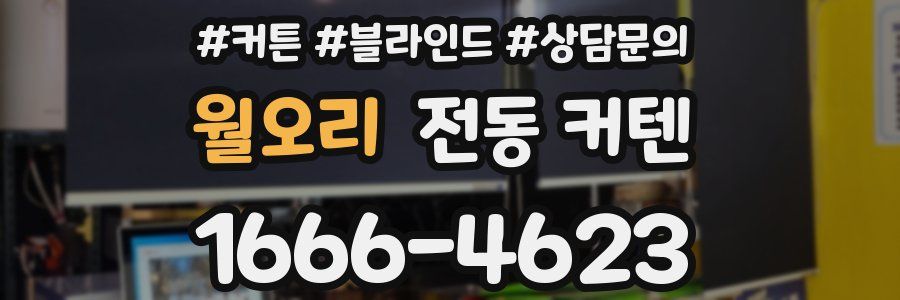 월오리 전동 커텐