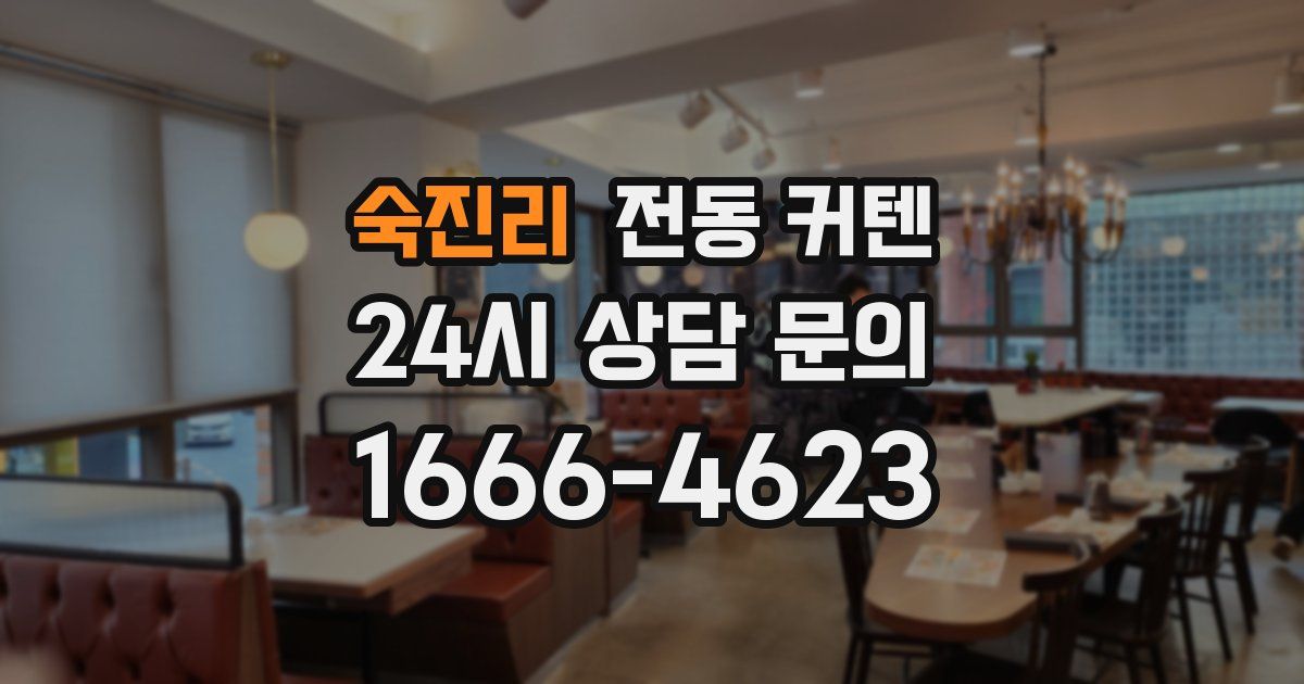 숙진리 전동 커텐