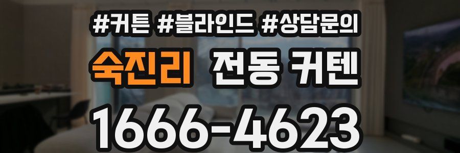 숙진리 전동 커텐