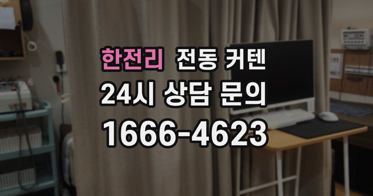 한전리 전동 커텐