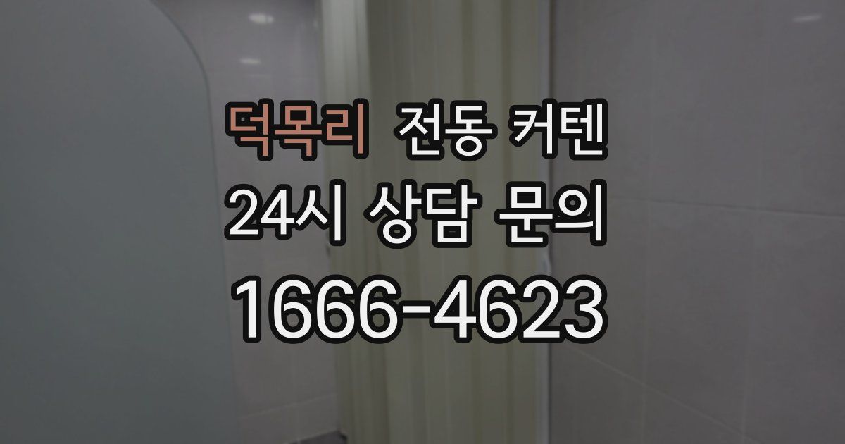 덕목리 전동 커텐