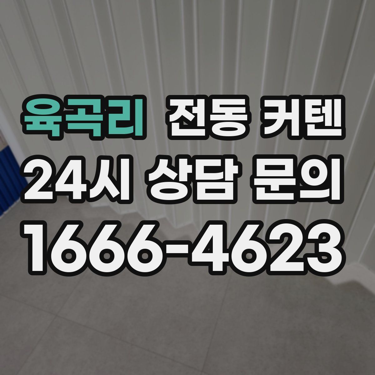 육곡리 전동 커텐
