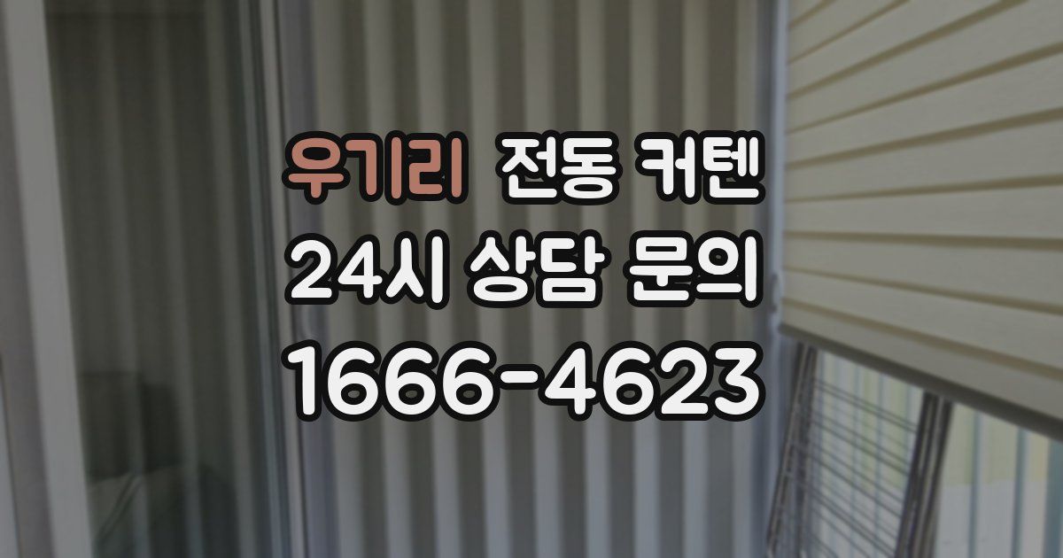우기리 전동 커텐
