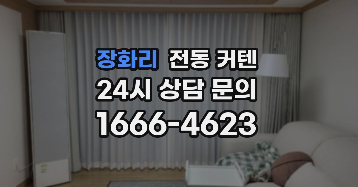 장화리 전동 커텐