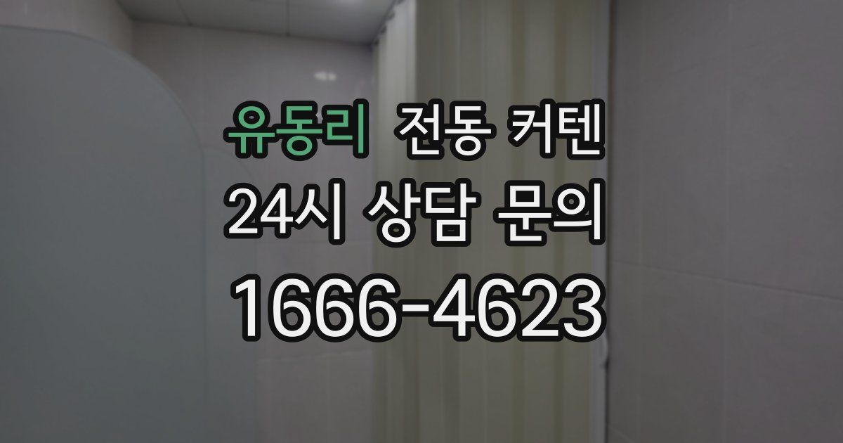 유동리 전동 커텐