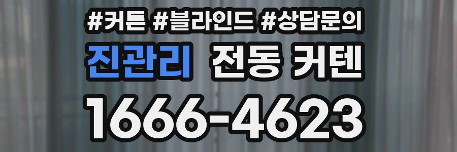 진관리 전동 커텐