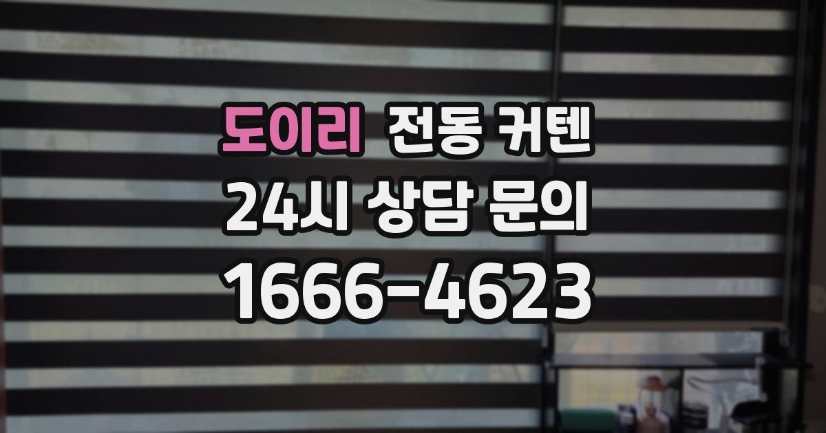 도이리 전동 커텐