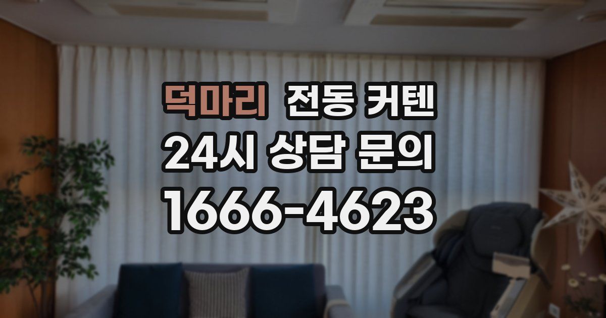 덕마리 전동 커텐