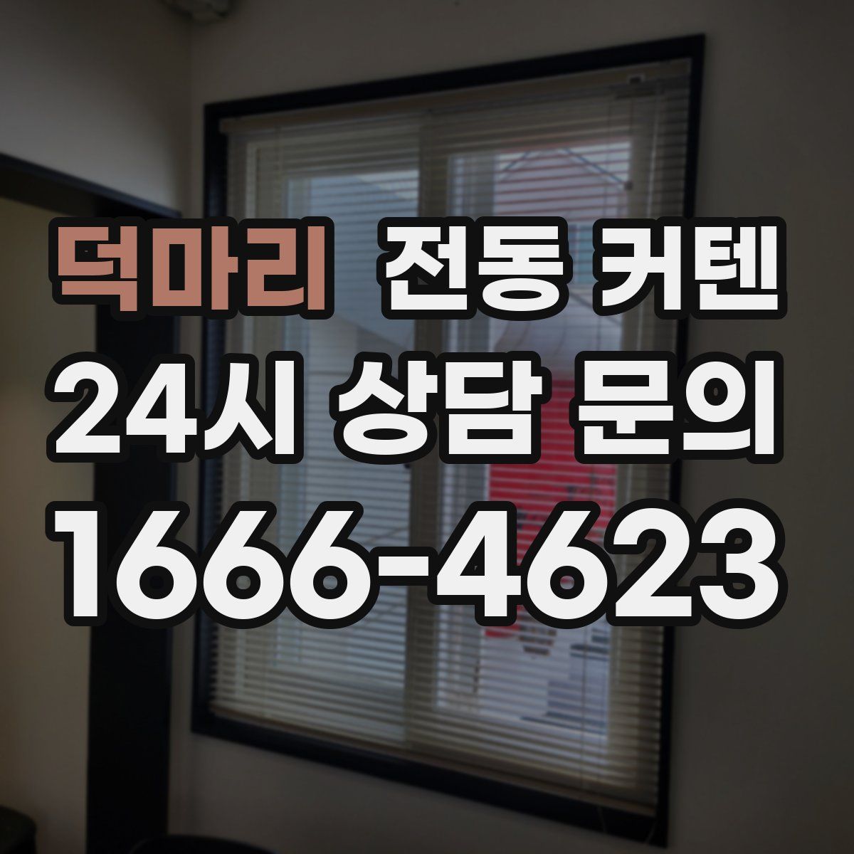 덕마리 전동 커텐