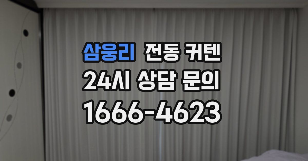 삼웅리 전동 커텐