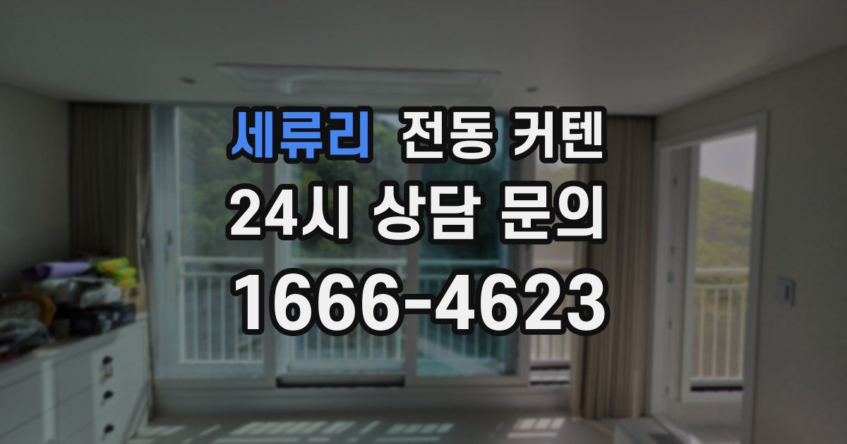 세류리 전동 커텐