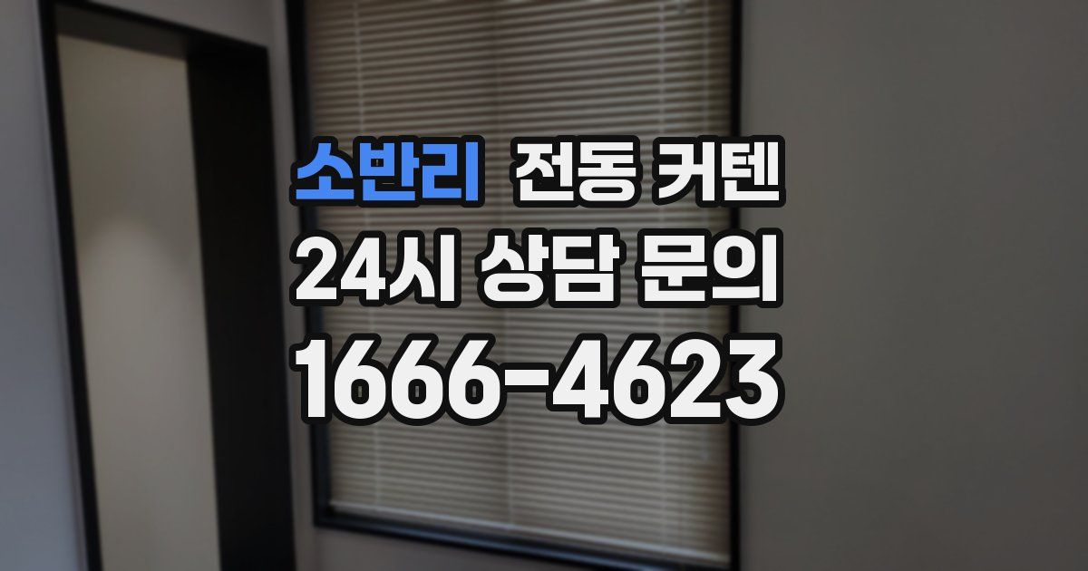 소반리 전동 커텐