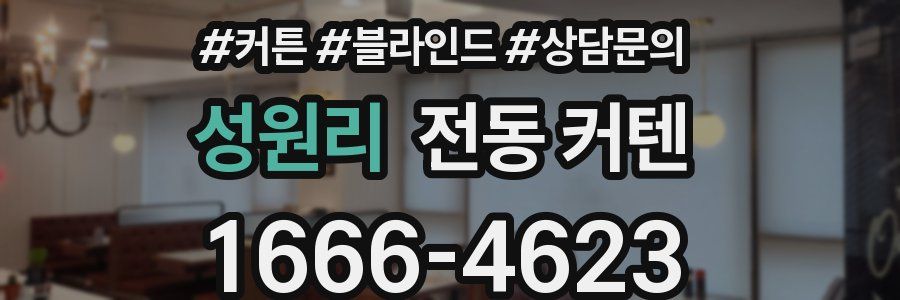 성원리 전동 커텐
