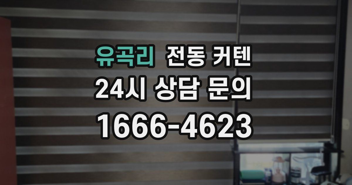 유곡리 전동 커텐