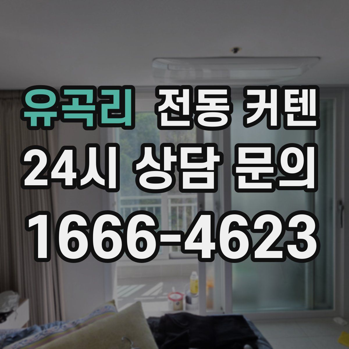 유곡리 전동 커텐